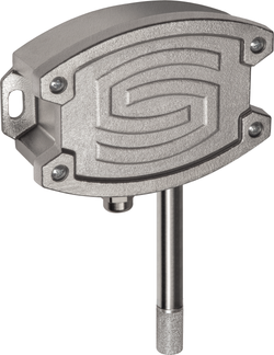 Aufputzfeuchtefühler / Außenfeuchtefühler HYGRASGARD AFTF-20-I VA, mit Metall-Sinterfilter - S+S Regeltechnik