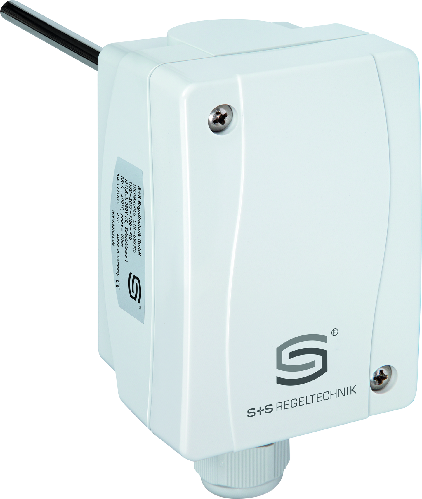 Einschraubtemperaturregler THERMASREG ETR-090 U MS/200 - S+S Regeltechnik