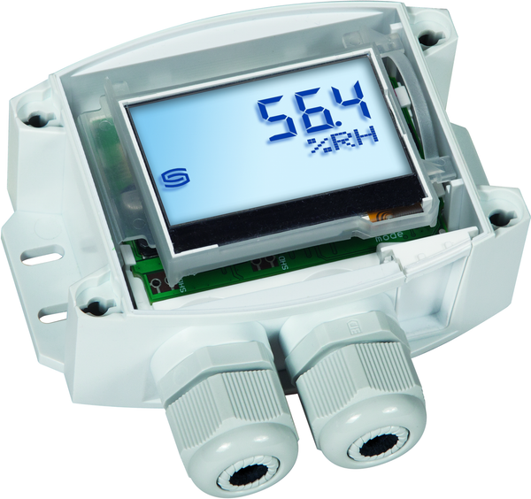 HYGRASGARD KFTF-Modbus-T3 LCD, mit LCD-Anzeige, mit Sinterfilter - S+S Regeltechnik