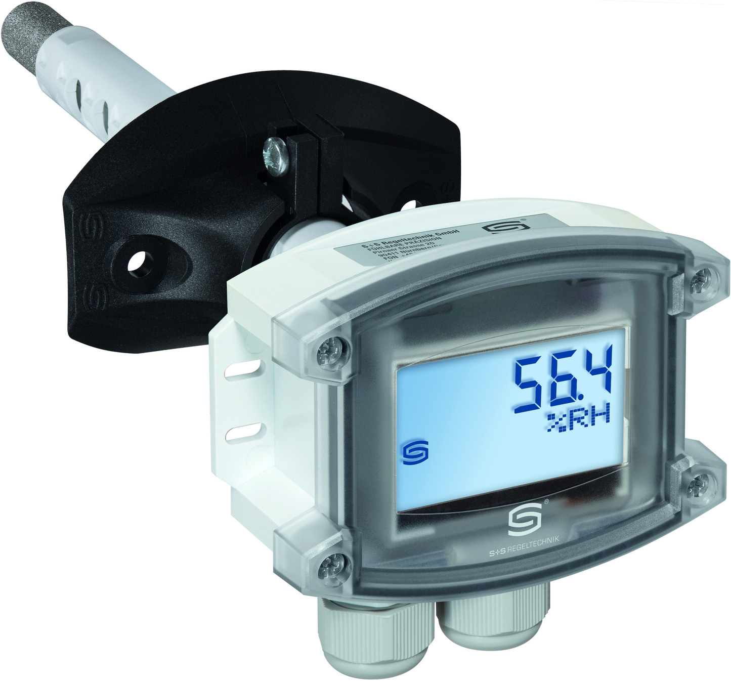 HYGRASGARD KFTF-Modbus-T3 LCD, mit LCD-Anzeige, mit Metall-Sinterfilter - S+S Regeltechnik