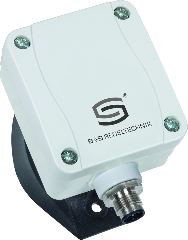 HYGRASGARD KFTF-20-I Q, mit geöffneter Abdeckung, mit Metall-Sinterfilter - S+S Regeltechnik