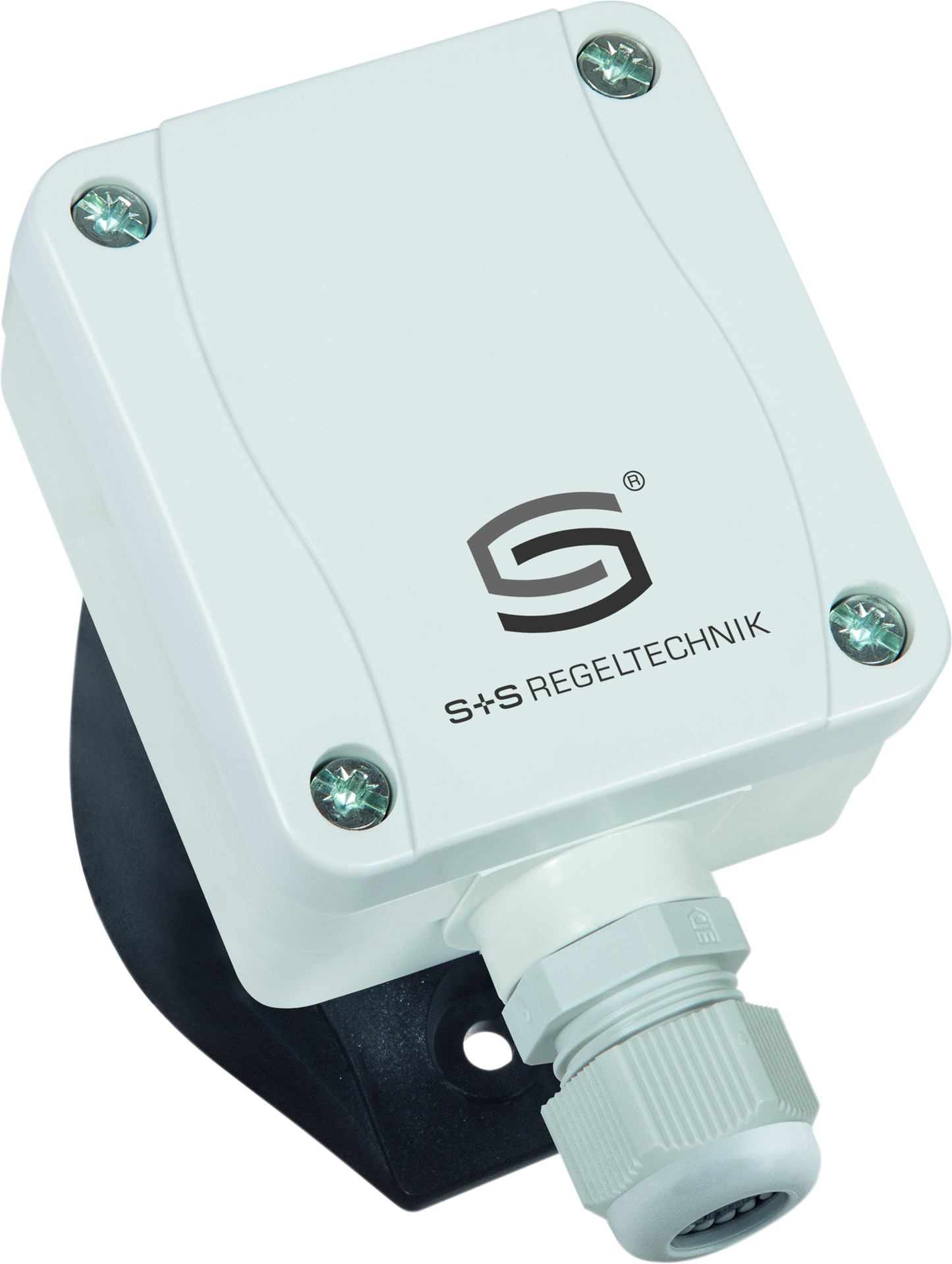 HYGRASGARD KFTF-U Pt1000, mit geöffneter Abdeckung, mit Metall-Sinterfilter - S+S Regeltechnik