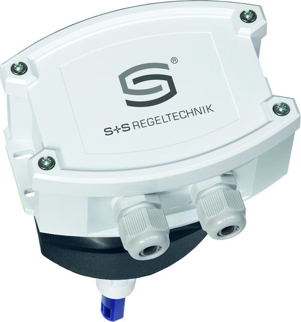 RHEASREG KLSW-W230 120mm, mit geöffneter Abdeckung - S+S Regeltechnik