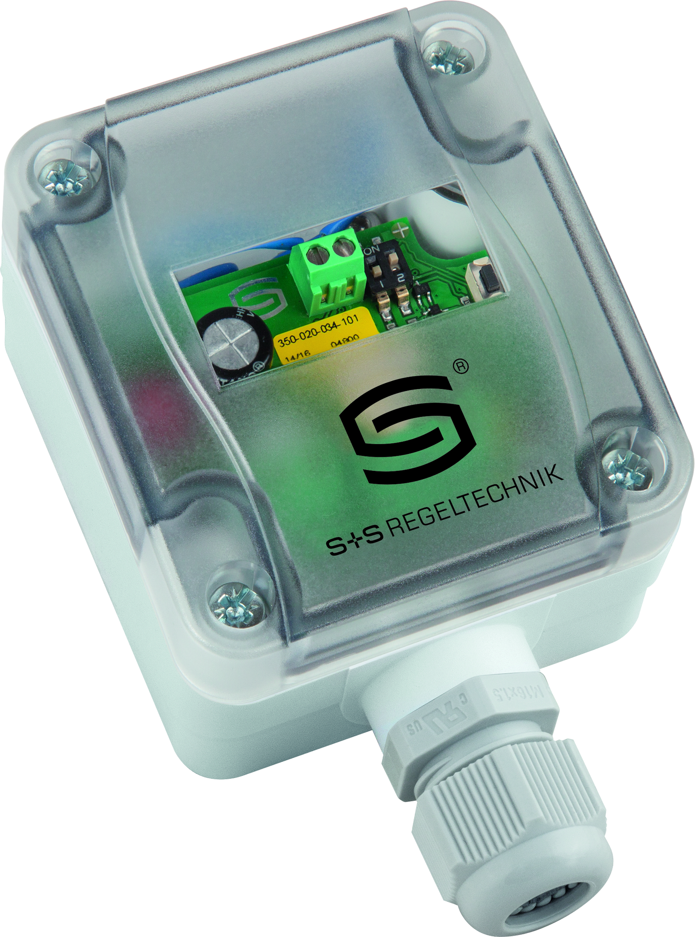 HYGRASREG LS-4, mit geöffneter Abdeckung - S+S Regeltechnik