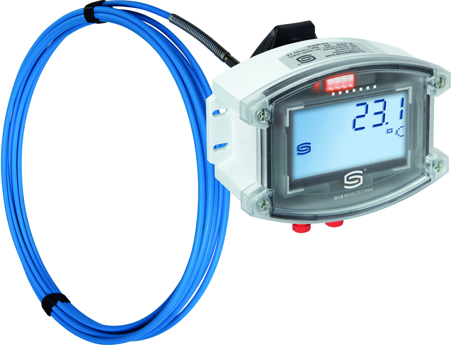 Mittelwerttemperaturmessumformer THERMASGARD MWTM-ECATP 3,0m LCD, mit LCD-Anzeige - S+S Regeltechnik
