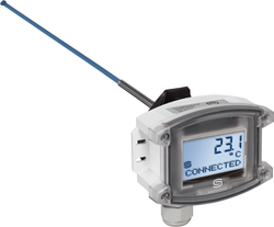 WIRELESS Mittelwerttemperaturmessumformer THERMASGARD MWTM-wModbus 0,4M LCD, mit LCD-Anzeige - S+S Regeltechnik