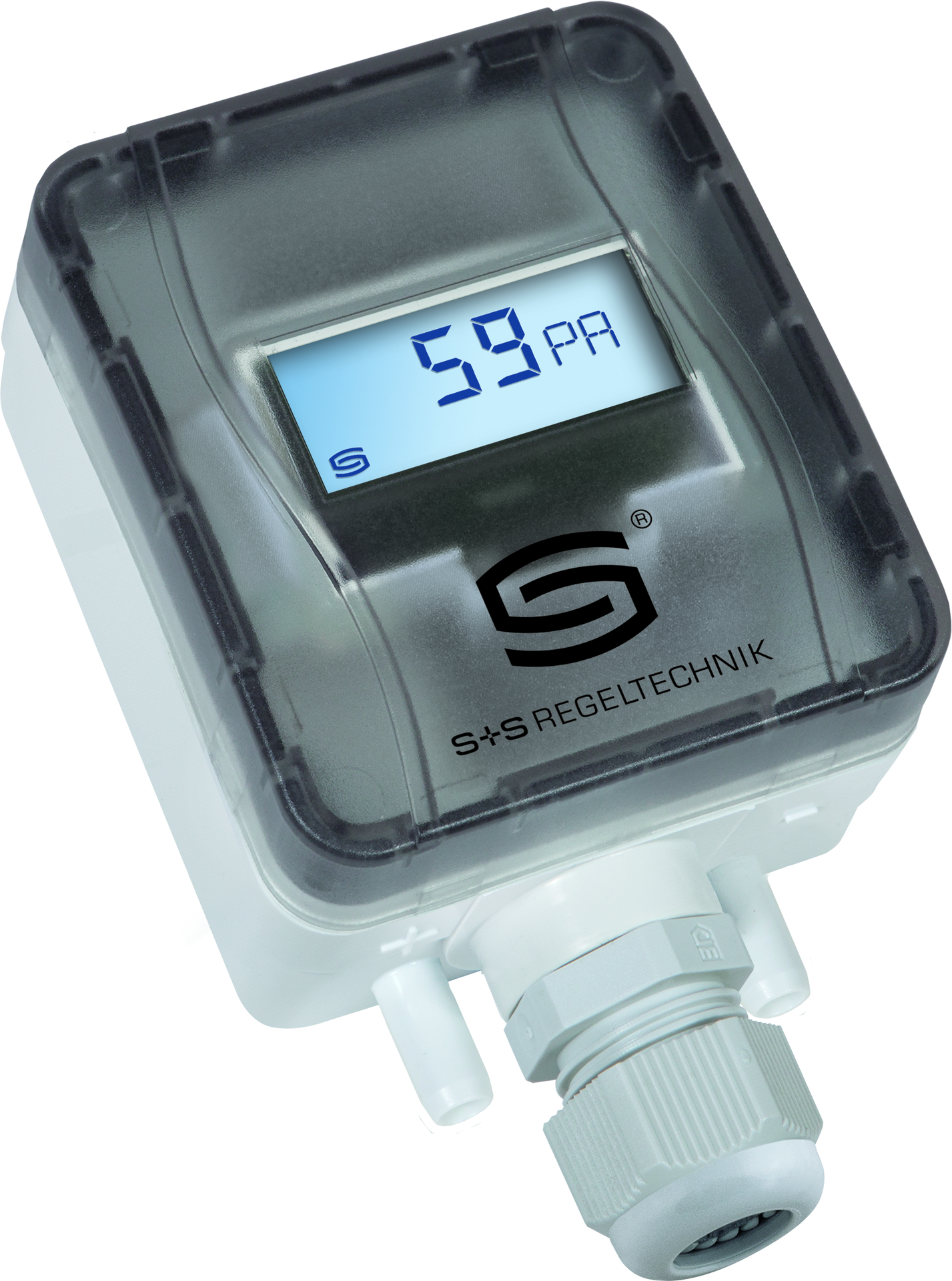 PREMASGARD 1121-SD-I LCD, mit geöffneter Abdeckung - S+S Regeltechnik