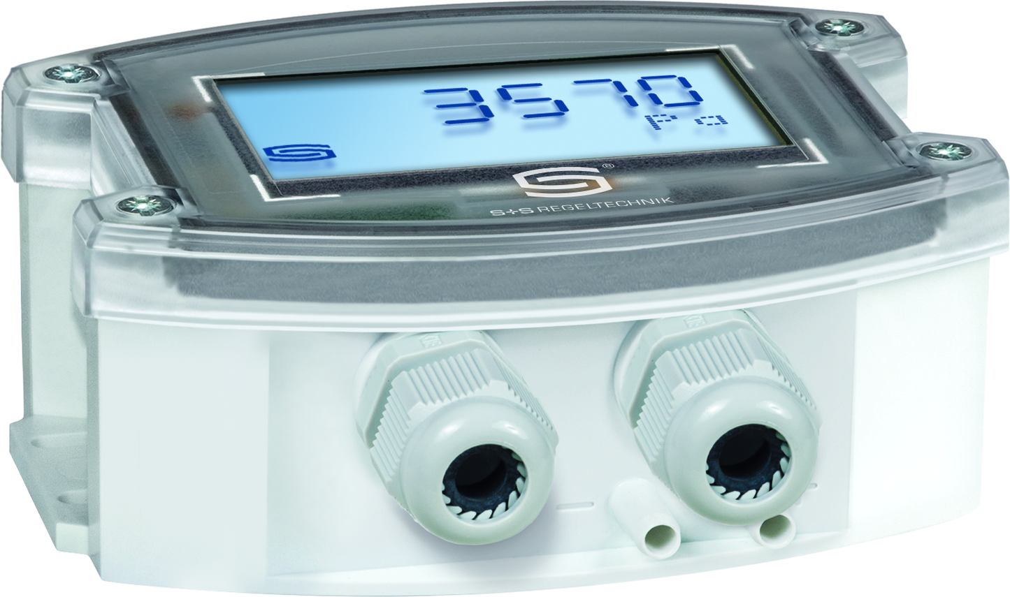 PREMASGARD 7148-Modbus LCD, Anschlussseite des Geräts - S+S Regeltechnik