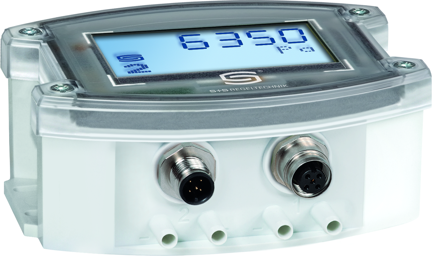 PREMASGARD 7247-Modbus Q LCD, Anschlussseite des Geräts - S+S Regeltechnik