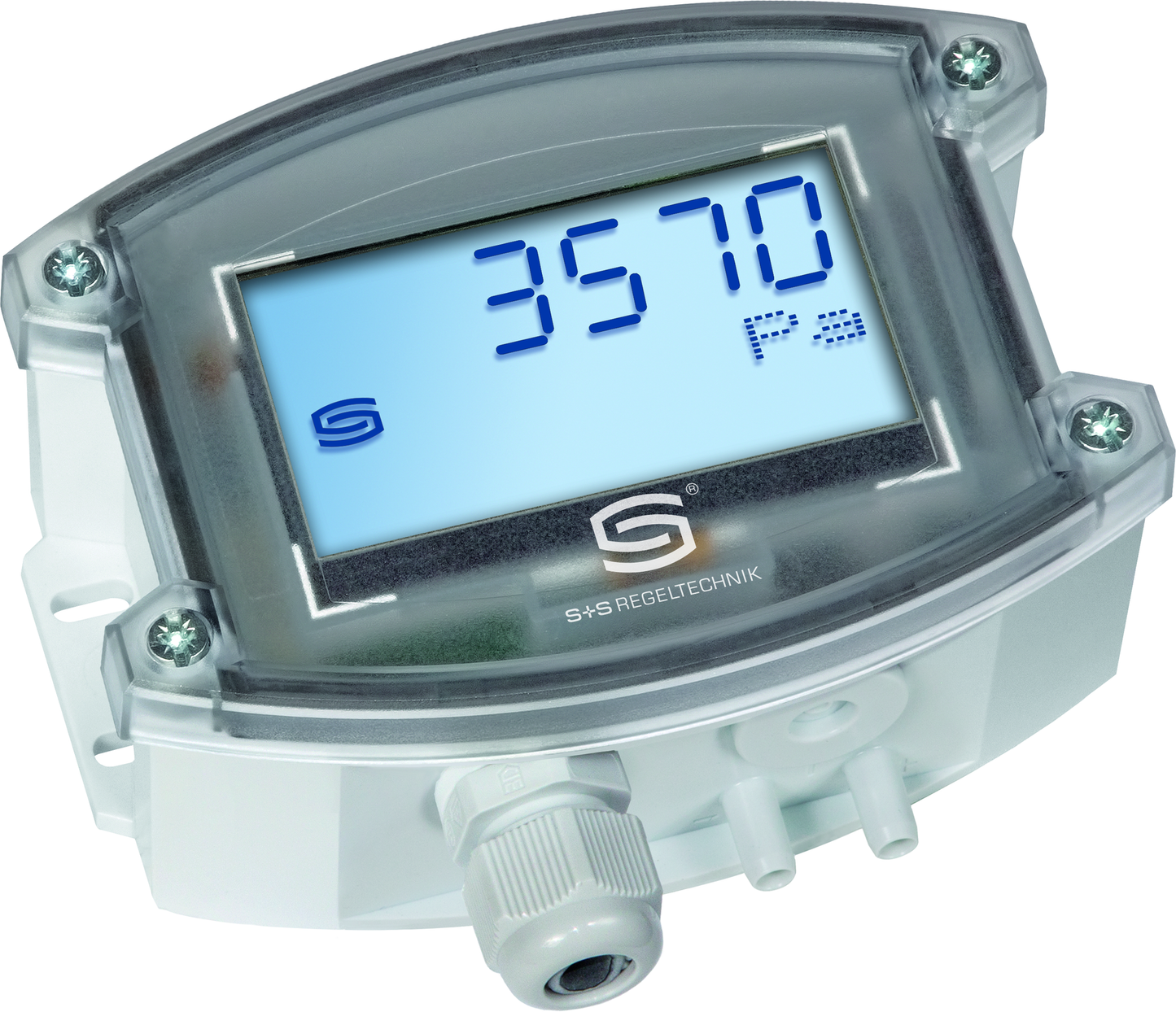 PREMASGARD 7112-U LCD, mit geöffneter Abdeckung - S+S Regeltechnik