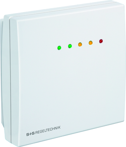 Raum-Luftqualitätsfühler (VOC) bzw. Messumformer AERASGARD RLQ-W-A, mit Metall-Sinterfilter - S+S Regeltechnik