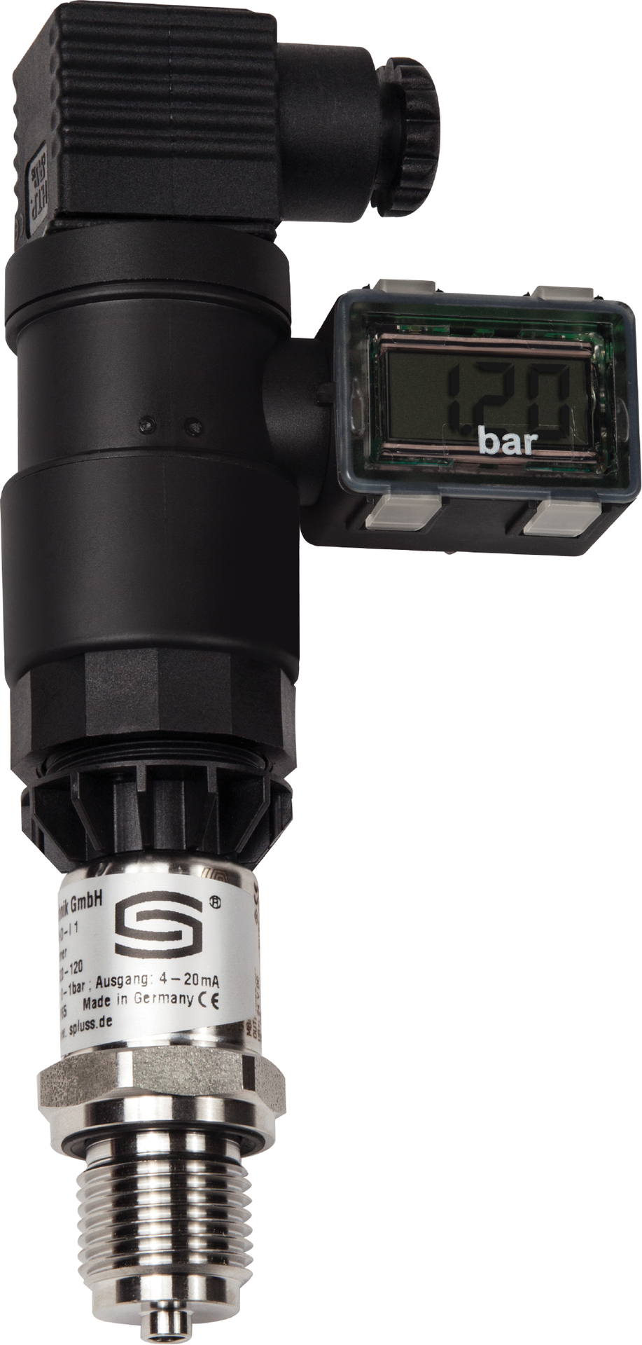 Druckmessumformer PREMASGARD SHD-U 25 LCD, mit LCD-Anzeige - S+S Regeltechnik