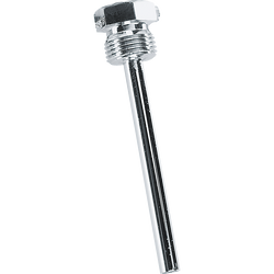 Tauchhülse aus Messing vernickelt Tauchhülsen TH-MS/VA TH-MS 250MM - S+S Regeltechnik