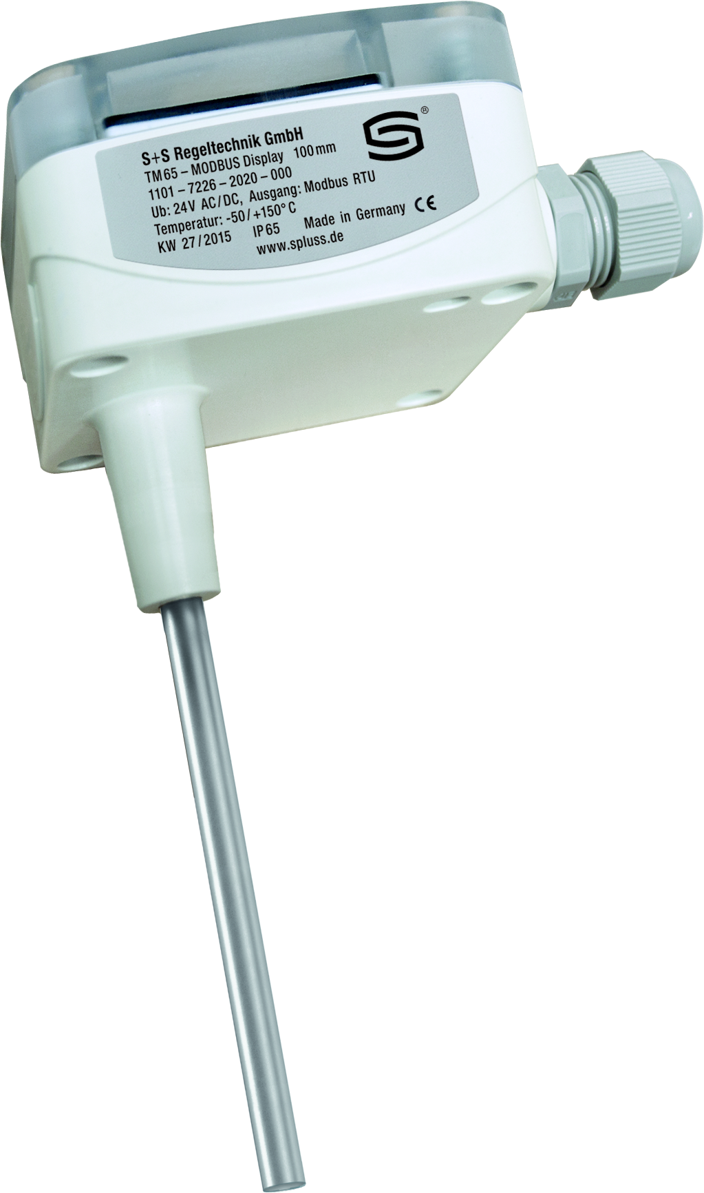 THERMASGARD TM65-U 250mm LCD, mit LCD-Anzeige - S+S Regeltechnik