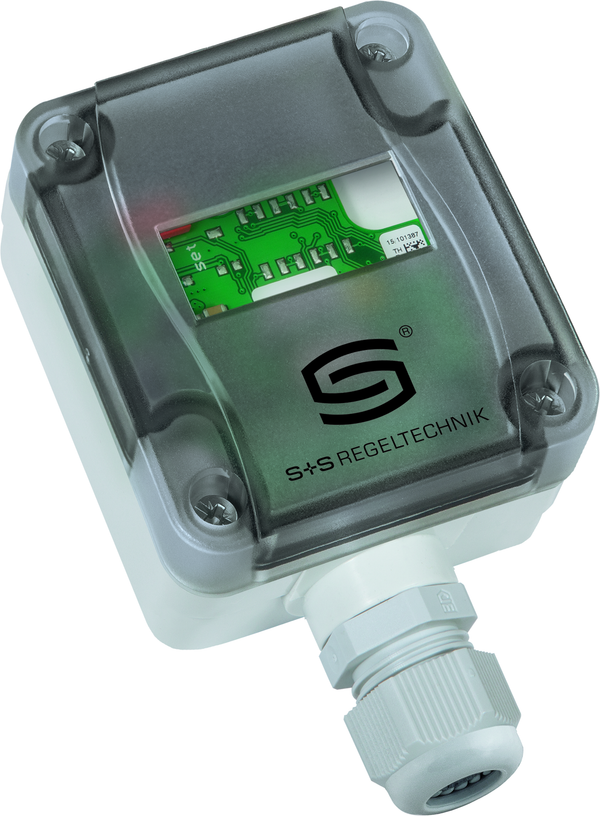 HYGRASREG TW-W, mit geöffneter Abdeckung - S+S Regeltechnik