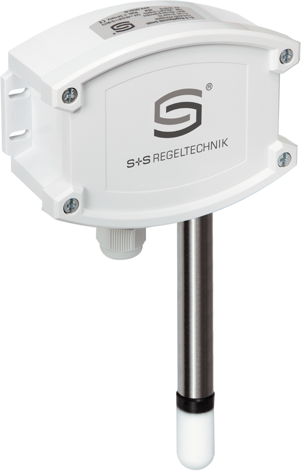 Aufputzfeuchtefühler / Außenfeuchtefühler HYGRASGARD AFF-20-U, mit Kunststoff-Sinterfilter - S+S Regeltechnik