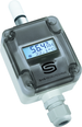 HYGRASGARD AFF-SD-U LCD, mit geöffneter Abdeckung, mit Kunststoff-Sinterfilter - S+S Regeltechnik