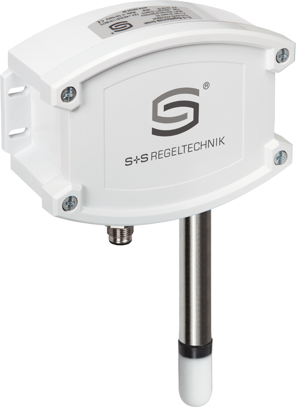 Aufputzfeuchte- und Temperaturfühler HYGRASGARD AFTF-20-I Q, mit Kunststoff-Sinterfilter - S+S Regeltechnik