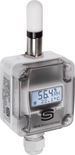 Aufputzfeuchtefühler / Außenfeuchtefühler HYGRASGARD AFF-SD-U LCD, mit LCD-Anzeige, mit Kunststoff-Sinterfilter - S+S Regeltechnik
