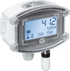 Aufputz-Hygrothermostat mit Display und weißem Schutzrohr