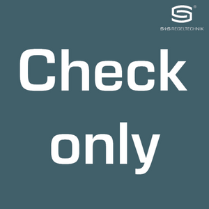 Wartung inkl. Kalibrierung mit dem Hinweis „Check only“