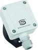 HYGRASGARD KFTF-U Ni1000, mit geöffneter Abdeckung, mit Metall-Sinterfilter - S+S Regeltechnik