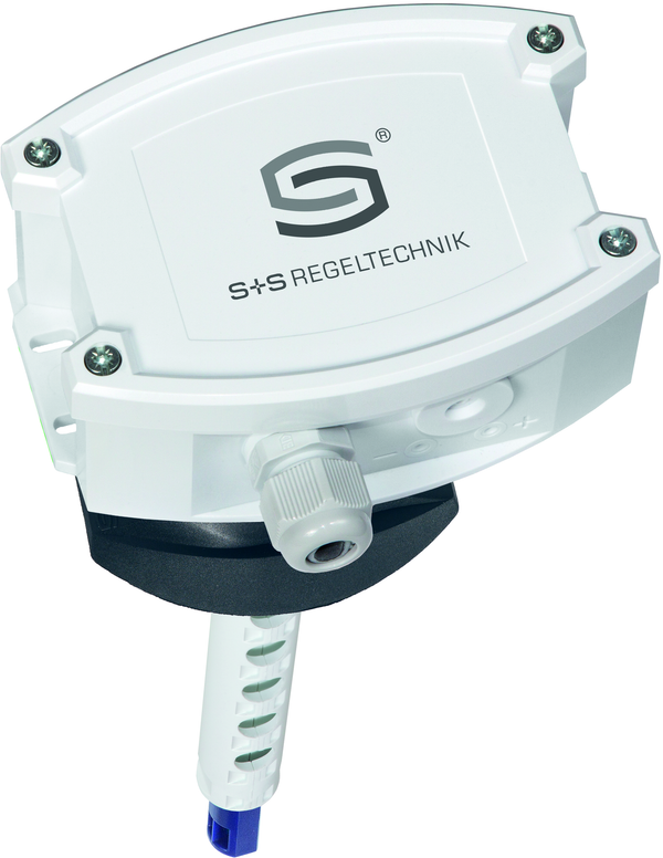 RHEASREG KLSW-W24, mit geöffneter Abdeckung - S+S Regeltechnik