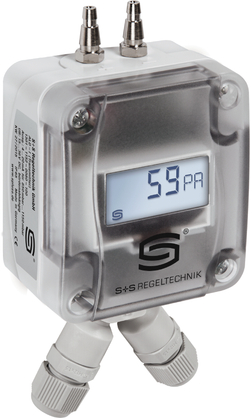 Druck- und Differenzdruckmessumformer PREMASGARD 1211-M LCD, mit LCD-Anzeige - S+S Regeltechnik