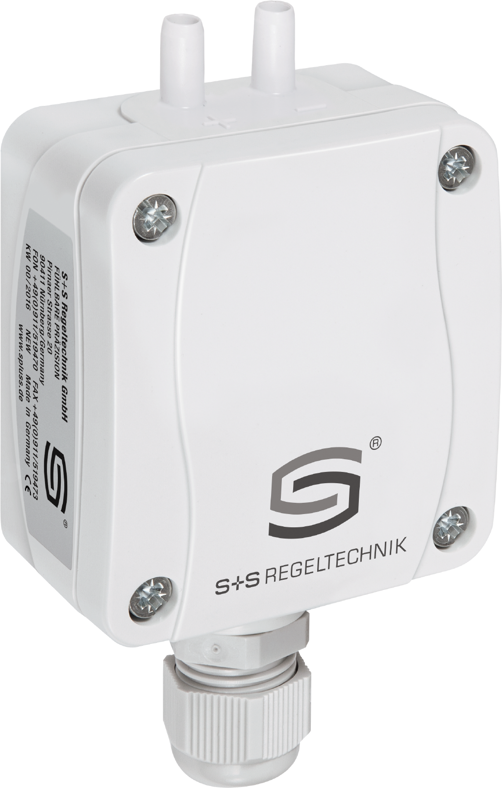 Druck- Differenzdruck- und Volumenstrommessumformer PREMASGARD 1115-I - S+S Regeltechnik