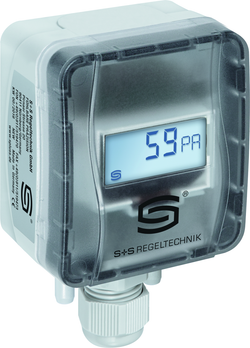 Druck- Differenzdruck- und Volumenstrommessumformer PREMASGARD 1125-SD-I LCD, mit LCD-Anzeige - S+S Regeltechnik