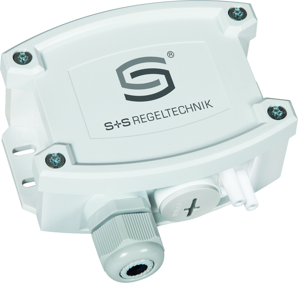 PREMASGARD 2327-wModbus, mit geöffneter Abdeckung - S+S Regeltechnik
