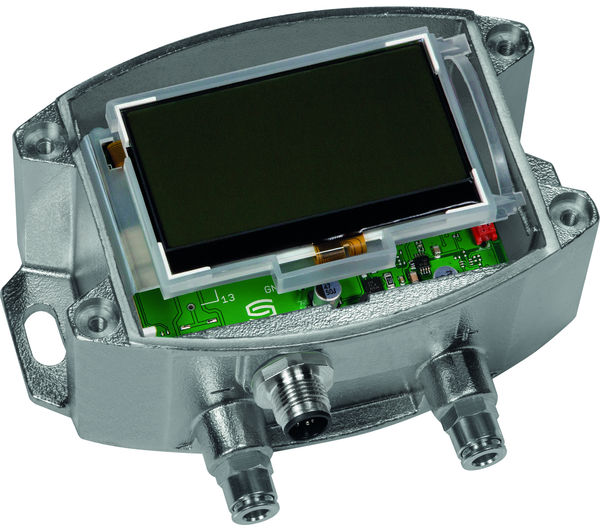 PREMASGARD 7112-I Q VE LCD VA, mit geöffneter Abdeckung - S+S Regeltechnik