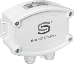 Druckfühler bzw. Messumformer für Differenzdruck und Volumenstrom, mit Modbus-Anschluss, mit automatischer Nullpunktkalibrierung PREMASGARD 7148-Modbus - S+S Regeltechnik