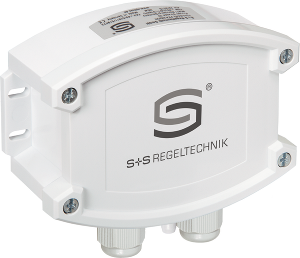 Druckfühler bzw. Messumformer für Differenzdruck und Volumenstrom, mit Modbus-Anschluss, mit automatischer Nullpunktkalibrierung PREMASGARD 7148-Modbus - S+S Regeltechnik