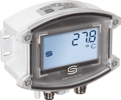 Doppeldrucksensor als Druckmessumformer und Differenzdruckmessumformer PREMASGARD 7249T-Modbus Q LCD, mit LCD-Anzeige - S+S Regeltechnik
