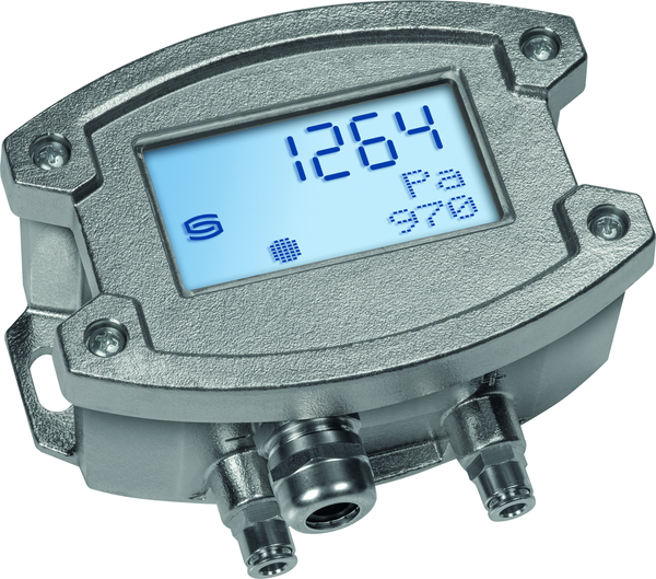 PREMASREG 7115-UW VA LCD, mit geöffneter Abdeckung - S+S Regeltechnik