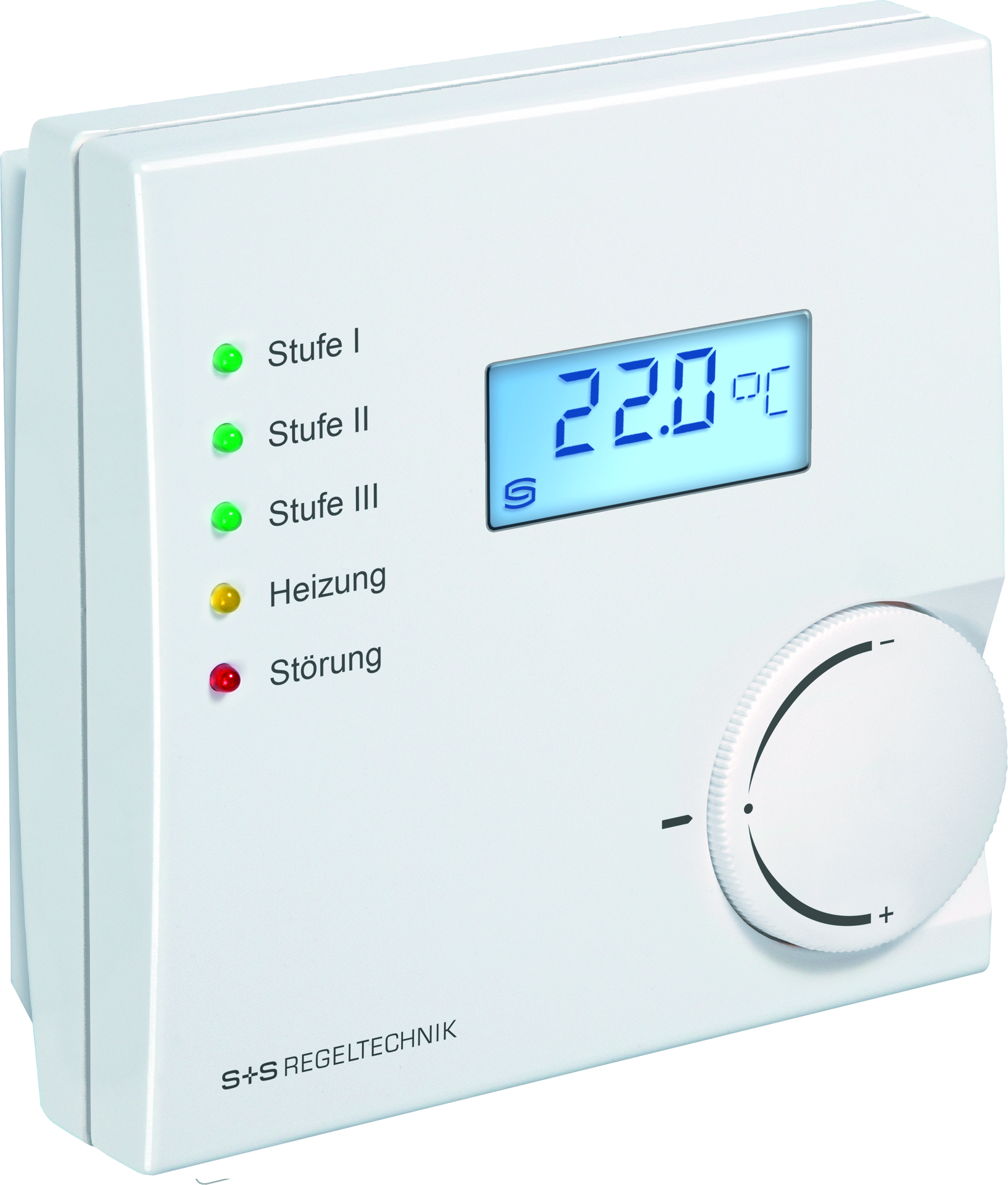 Raumbedien-Feuchte- und Temperatursensor HYGRASGARD RFTF-Modbus P 5L LCD, mit LCD-Anzeige, mit Metall-Sinterfilter - S+S Regeltechnik