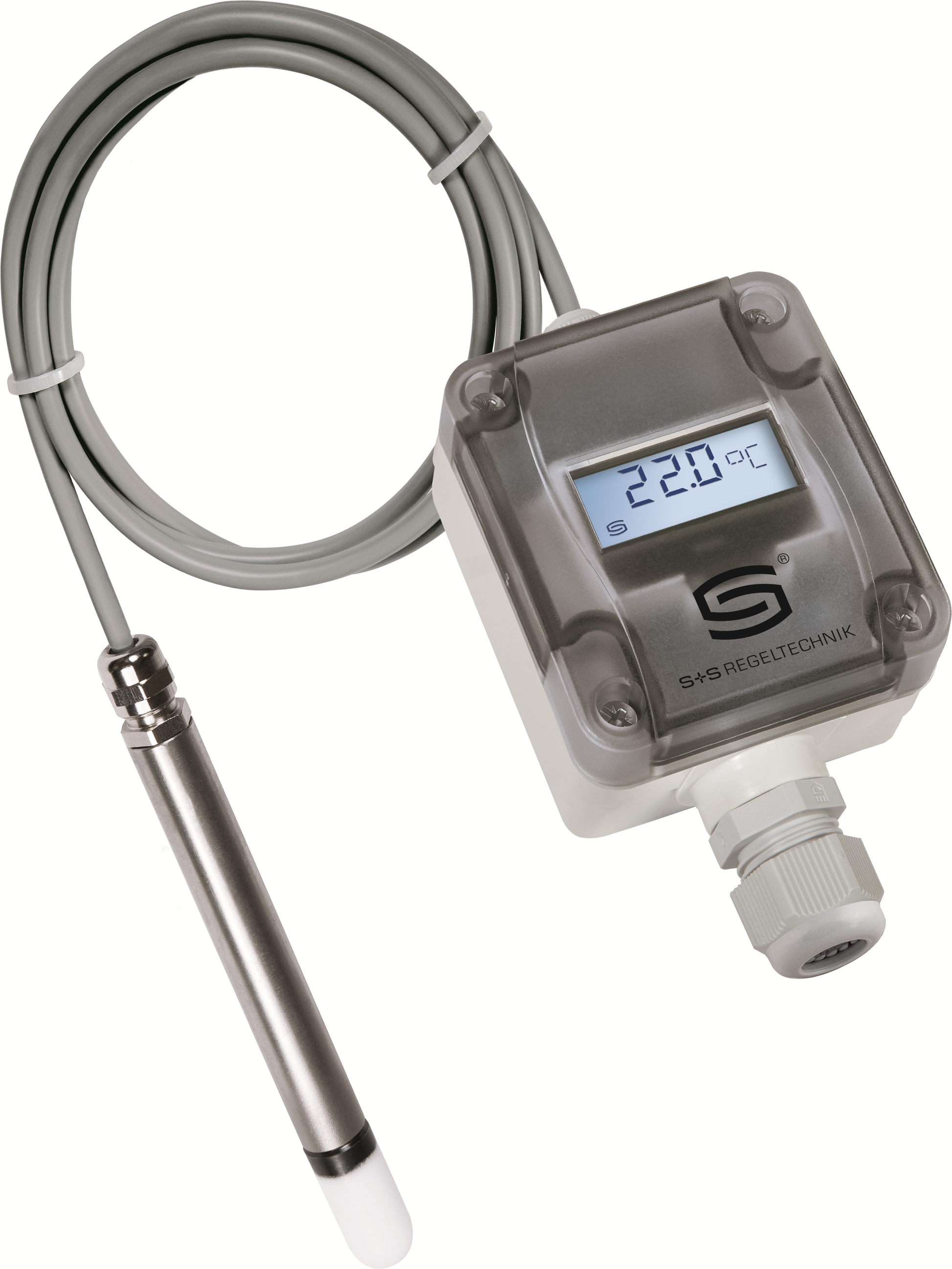 THERMASGARD RPTM1-A LCD, mit geöffneter Abdeckung - S+S Regeltechnik