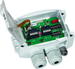 THERMASGARD RPTM2-Modbus-T3 LCD, mit geöffneter Abdeckung und LCD-Anzeige - S+S Regeltechnik