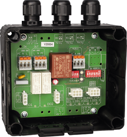 Brandschutzklappen-Modul für 2 BSK (230 V) mit galvanischer Trennung - IP 54, Digital In/Out, für  powerIO Power IO-BSK Modul (230V/AMP) - S+S Regeltechnik