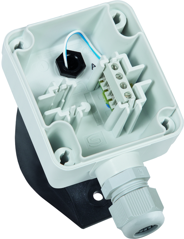 THERMASGARD TF65 Ni1000 200mm, Anschlussseite des Geräts - S+S Regeltechnik