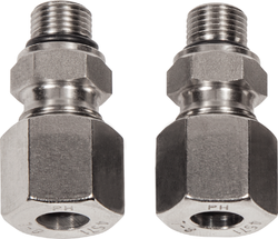 Verschraubungsset VSD-08-VA, mit geöffneter Abdeckung - S+S Regeltechnik