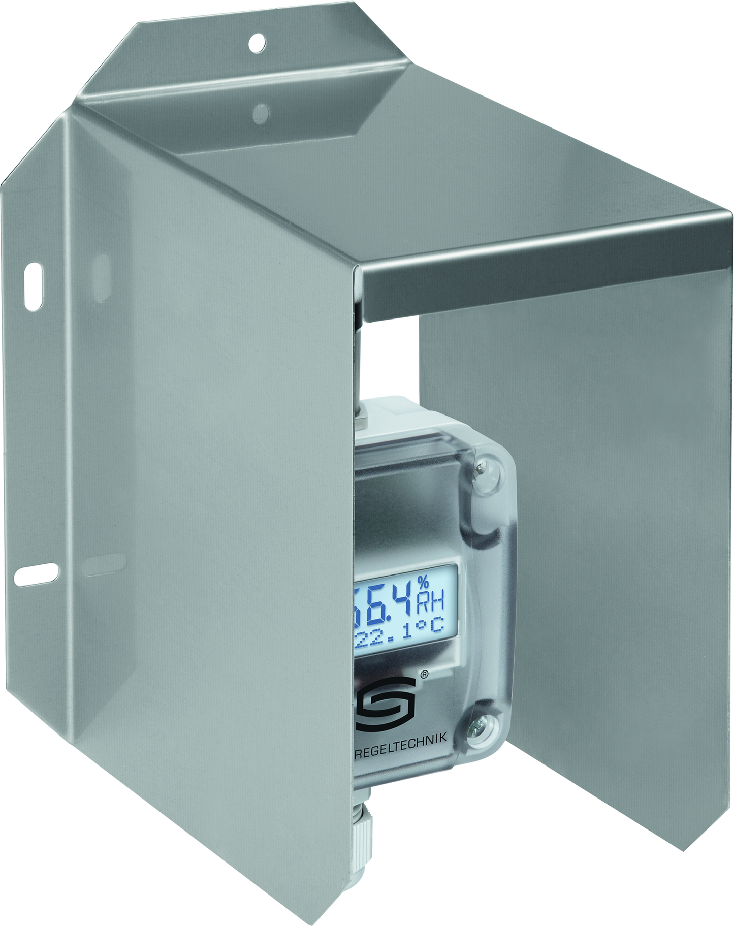 HYGRASGARD AFTF-SD-I LCD, mit LCD-Anzeige, mit Metall-Sinterfilter - S+S Regeltechnik